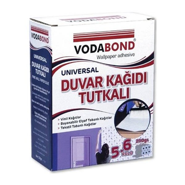 Vodabond 250 gr Şeffaf Duvar Kağıdı Tutkalı