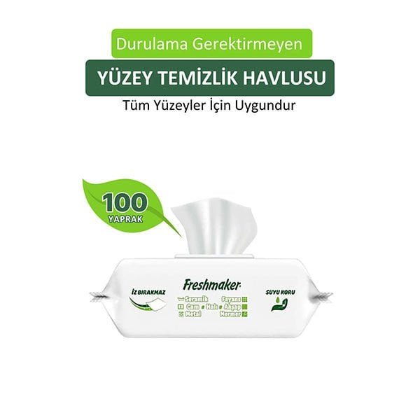Freshmaker Yüzey Temizleme Havlusu Çam.Suyu Katkılı 100lü