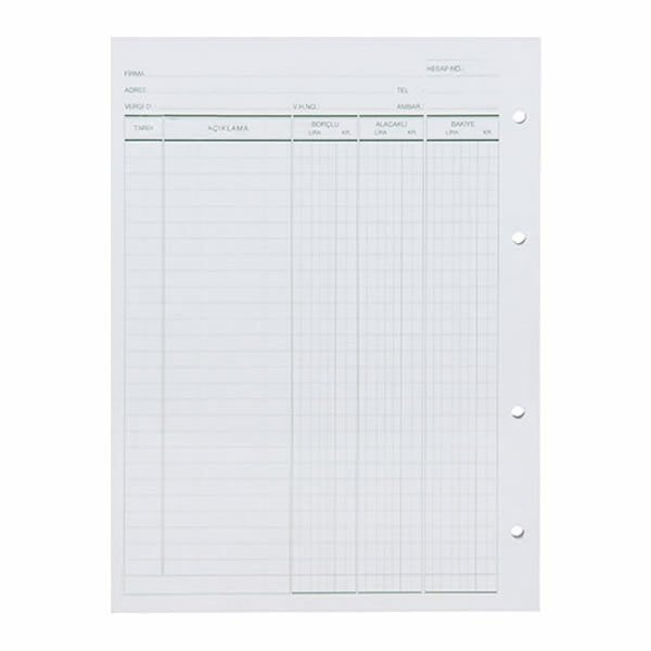 Bayındır BCH0010 17x24 Cari Hesap Klasör Yedeği