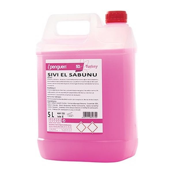 Penguen 5 kg Plus Sıvı El Sabunu Nemlendirici Etkili Sıvı El Sabunu