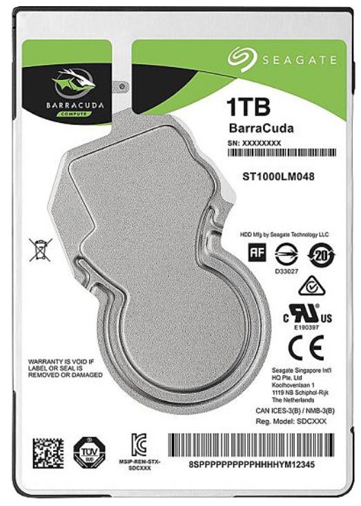 Seagate 1Tb Barracuda 2.5'' 128Mb Sata3 5400Rpm 7Mm St1000Lm048 Notebook Harddisk