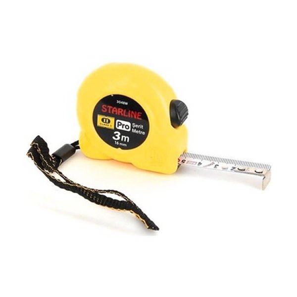 Starline 3G48W 3 mt 16 mm Şerit Metre