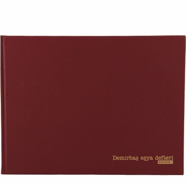 Bayındır BCD0220 24x34 72 Yaprak Demirbaş Eşya Defteri
