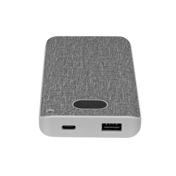 S-link IP-G10RW 10000mAh Kablosuz USB+Type-C+Micro Gri LCD Ekranlı Taşınabilir Pil Şarj Cihazı