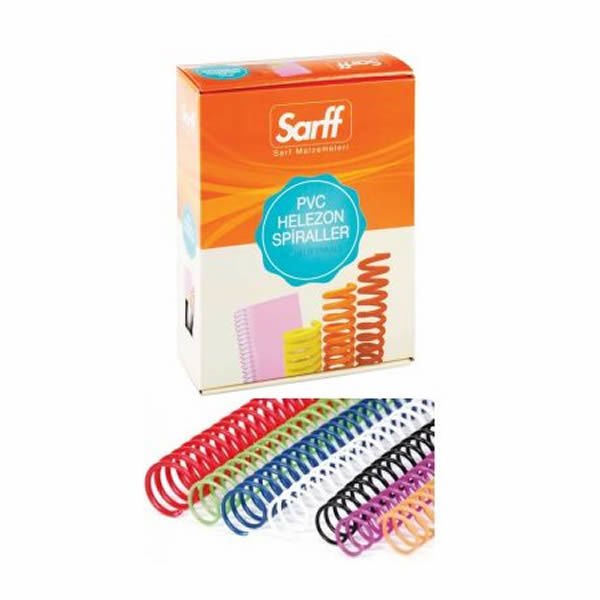 Sarff 15210014 10 mm 200 Lü 4:1 Beyaz Plastik Helezon Tel Spiral