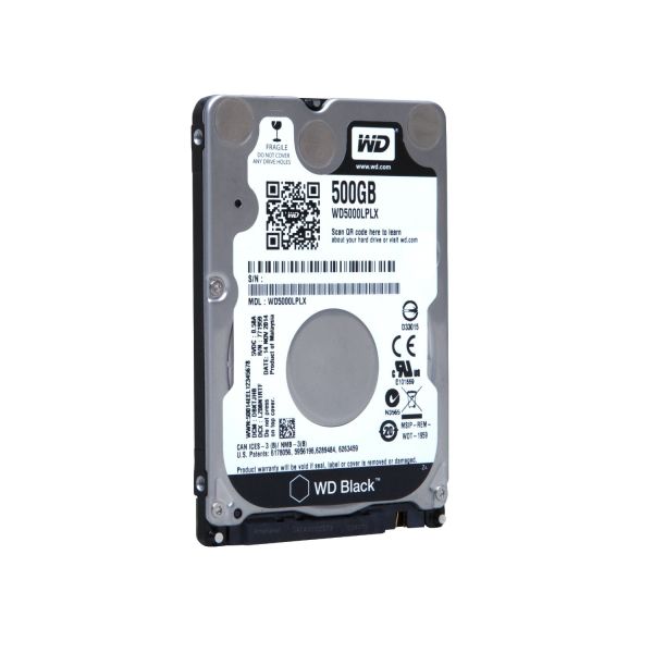Wd 500Gb Black 2.5'' 7Mm Sata 32Mb 7200Rpm Wd5000Lplx Internal Notebook Harddisk