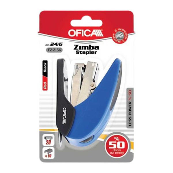 Ofica FZ-21SB 24-6 Siyah-Beyaz Zımba Makinası