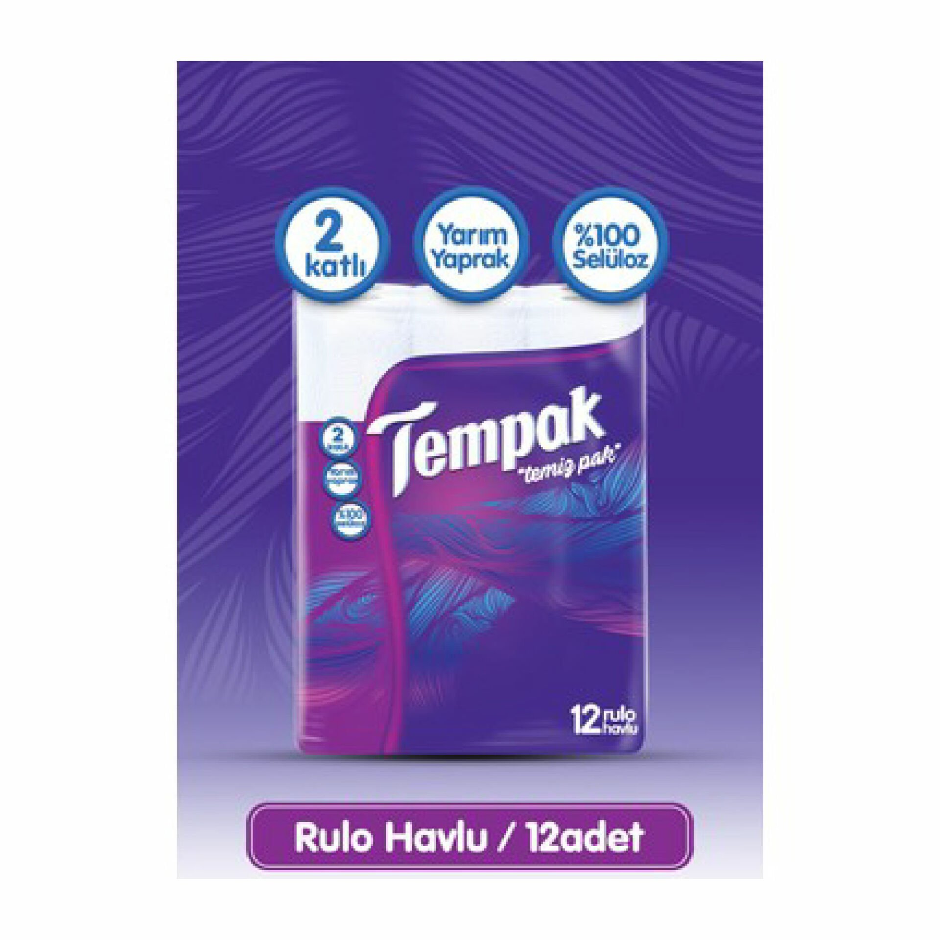 Tempak 12 li 2 Katlı Havlu Kağıt