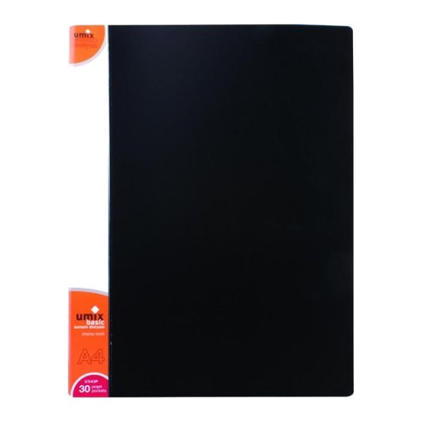 Umix U1143P A4 30 Yaprak Siyah Sunum Dosyası
