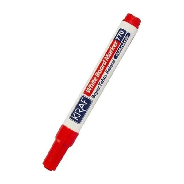 Kraf 770 Kırmızı Doldurulabilir Tahta Kalemi