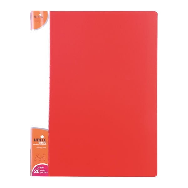 Umix U1142P A4 20 Yaprak Kırmızı Sunum Dosyası