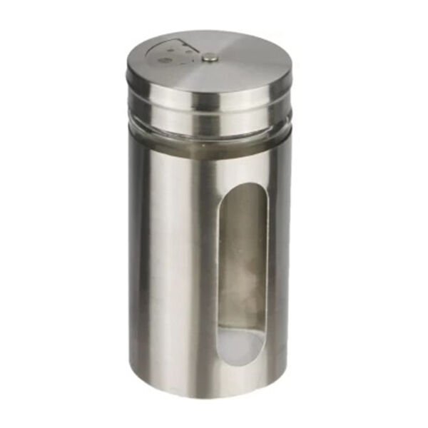 Tohana Metal Kaplı Cam Baharatlık 8cm