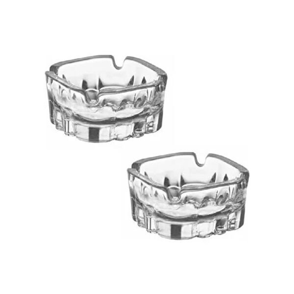 Lav Karina Cam Kül Tablası 2li