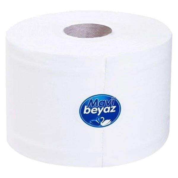 Mavi Beyaz 12 li 2 Katlı İçten Çekmeli Mini Tuvalat Kağıdı