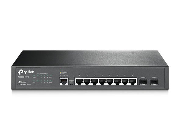 Tp-Link SG3210 8 Port 10-100-1000 Mbps L2 Yönetilebilir Switch 2 SFP Port