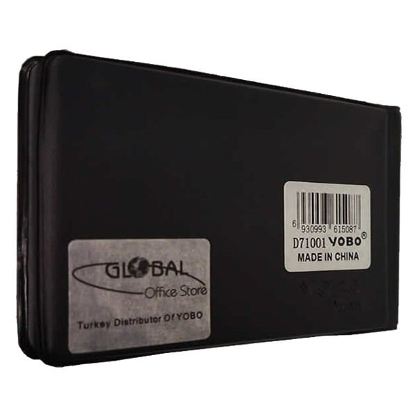 Yobo D71001 40 lı Siyah Sert Kapak Kartvizitlik