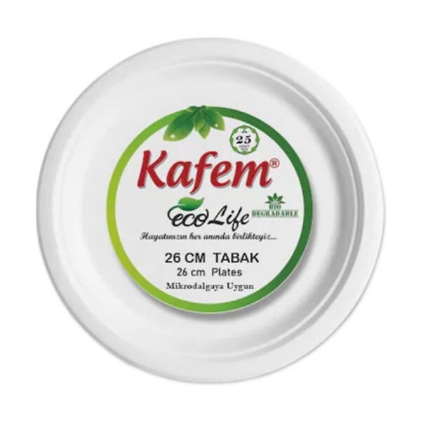 Kafem 10 lu 26 cm Mikrodalgaya Uygun Tabak