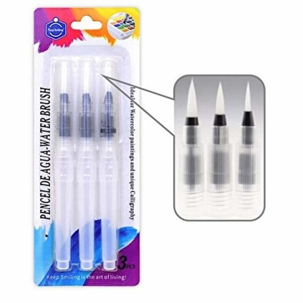 Neon Su Hazneli 3 lü Fırça Seti