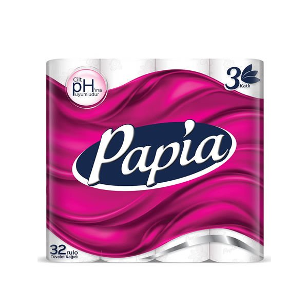 Papia 32 li 3 Katlı Tuvalet Kağıdı