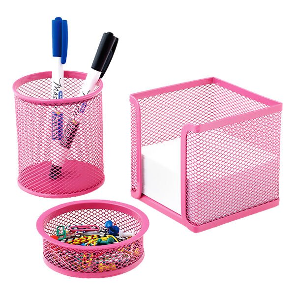 Gıpta F0033 3 Parça Pembe Metal Masa Seti