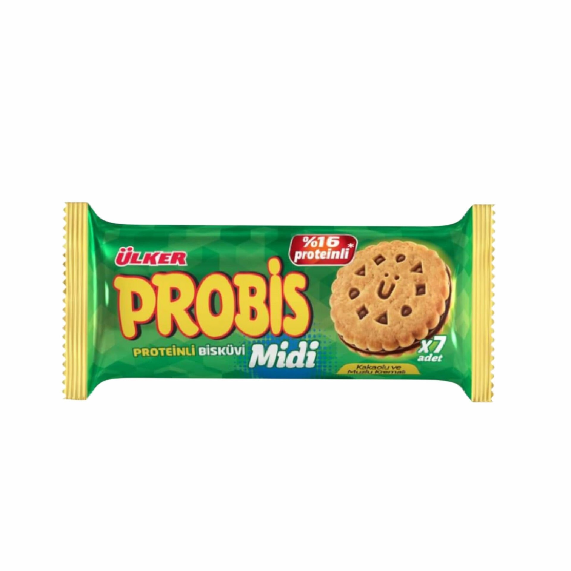 Ülker 101 gr 7 li Kakaolu ve Muzlu Büskivi Probis