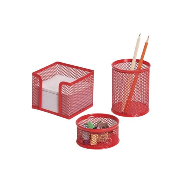 Gıpta F0032 3 Parça Kırmızı Metal Masa Seti