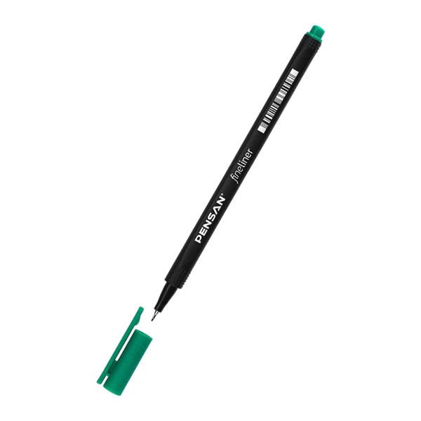 Pensan 6500-4 Koyu Yeşil Fineliner Keçeli Kalem