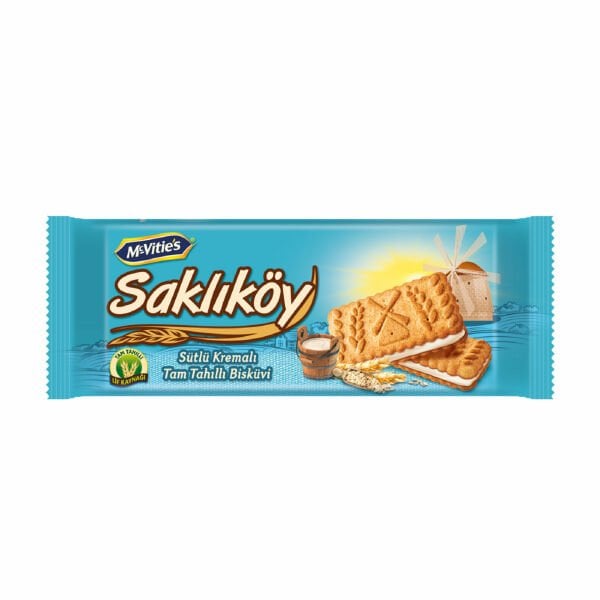 Ülker 100 gr Sütlü Kremalı Saklıköy Bisküvi