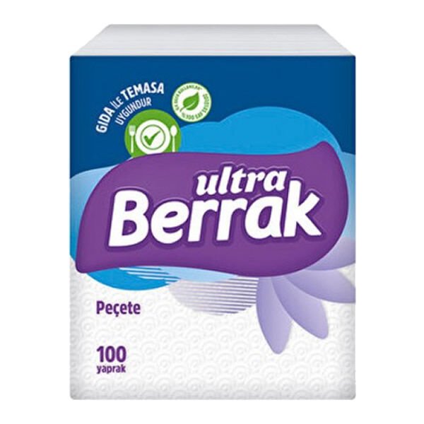 Berrak 100 lü 21,6x26 Ultra Servis Peçete
