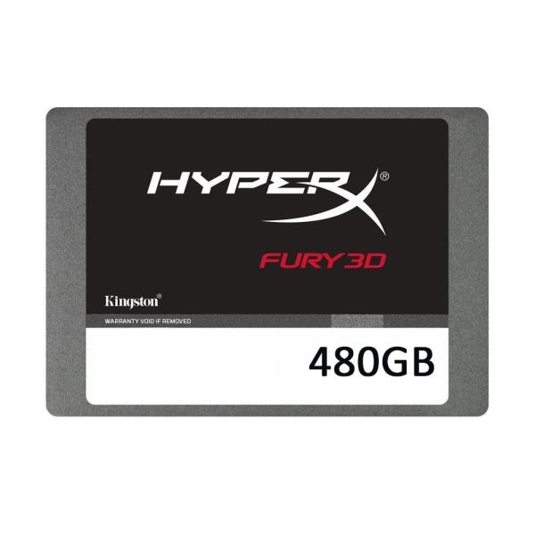 Kingston 480GB HyperX Fury 3D KC-S44480-6F 2.5'' SATA 3.0 SSD