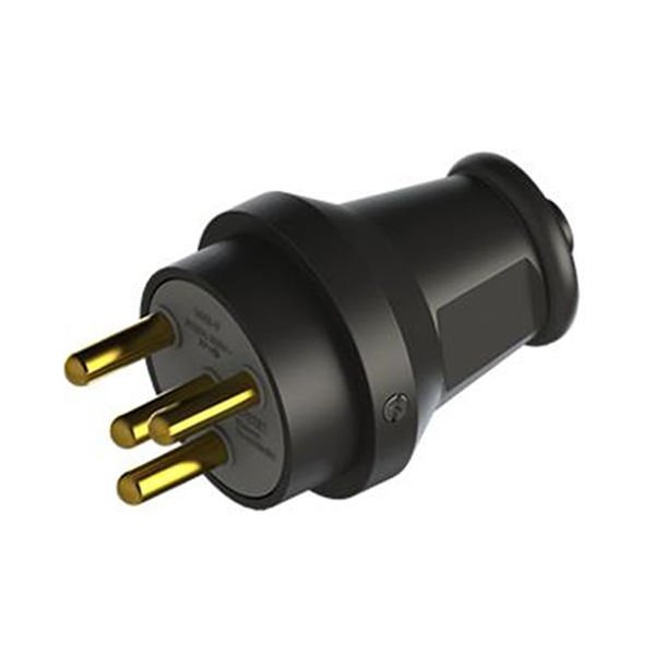 Adal Pano Kauçuk Düz Fiş Siyah 3x25