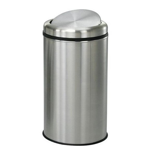 Ofis 45 lt Pratik Çemberli Paslanmaz Çöp Kovası