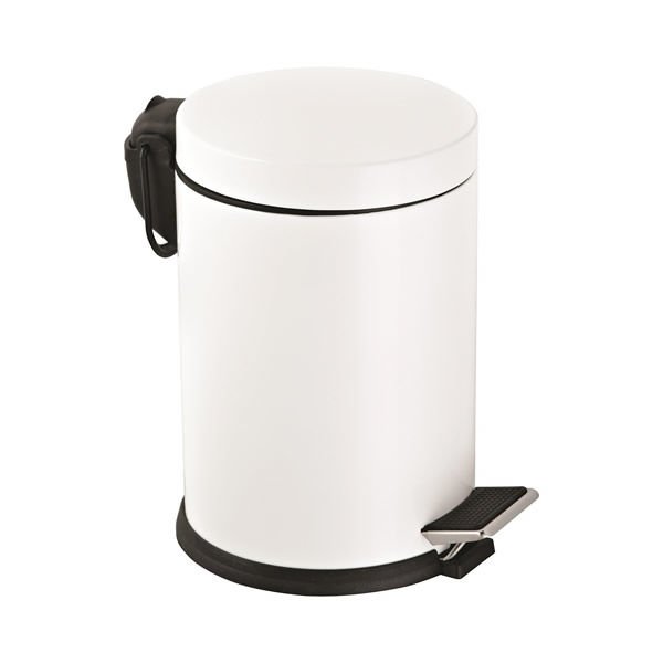 Ofis 5003B 5 lt Beyaz Pedallı Çöp Kovası