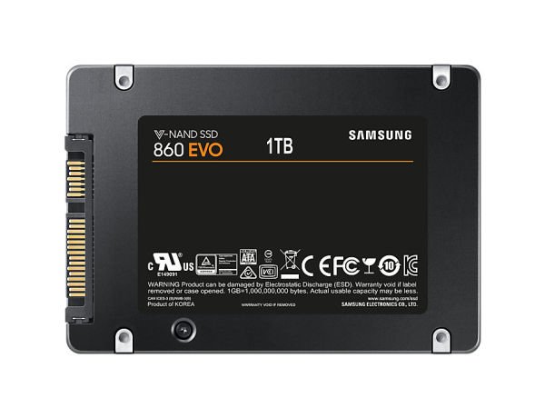 Samsung 1Tb 860 Evo Mz-76E1T0Bw Ssd 540-520Mb-S Harddisk