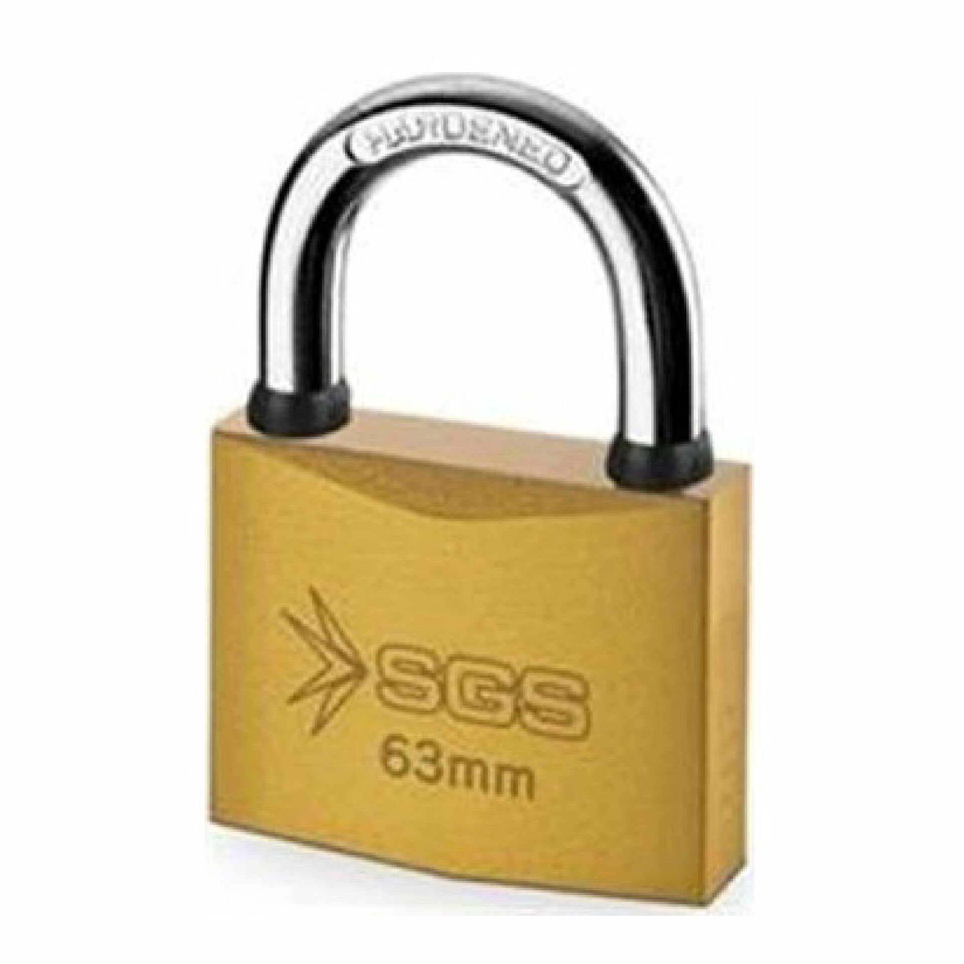 Sgs 20 mm Kısa Kancalı Sarı Boyalı Asma Kilit