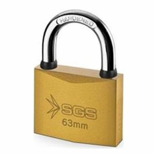Sgs 32 mm Kısa Kancalı Sarı Boyalı Asma Kilit