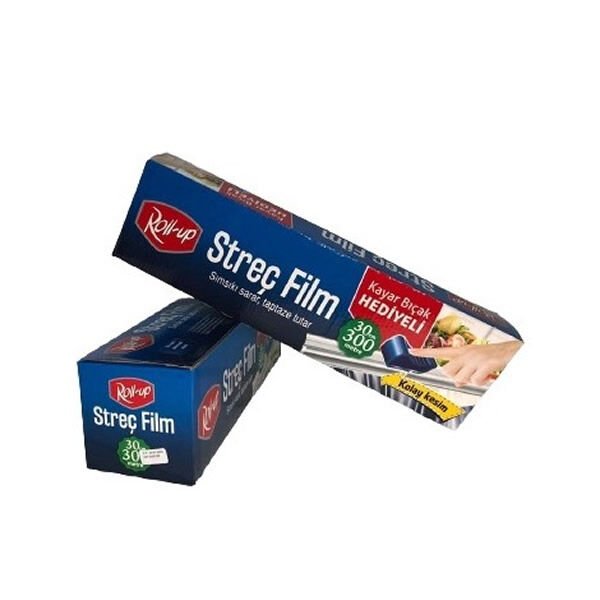 Roll-Up  30cmX300m Kayar Bıçaklı Streç Film