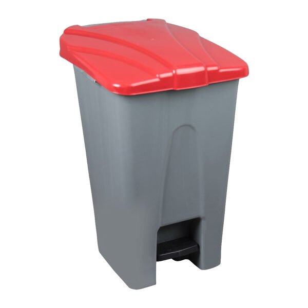 Nossa 10 lt Kırmızı Pedallı Çöp Kovası