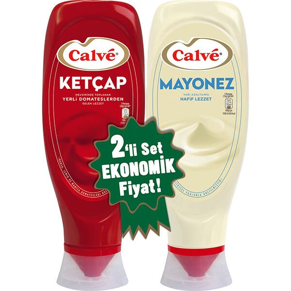 Calve Ketçap 600Gr + Mayonez 540Gr