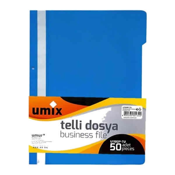 Umix A4 50 li Mavi Telli Dosya
