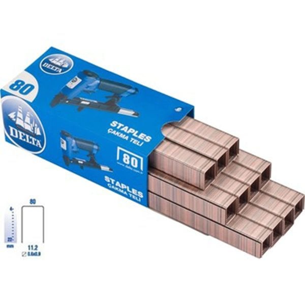 Delta 806 80/6 Döşeme Çakma Zımba Teli 5000li