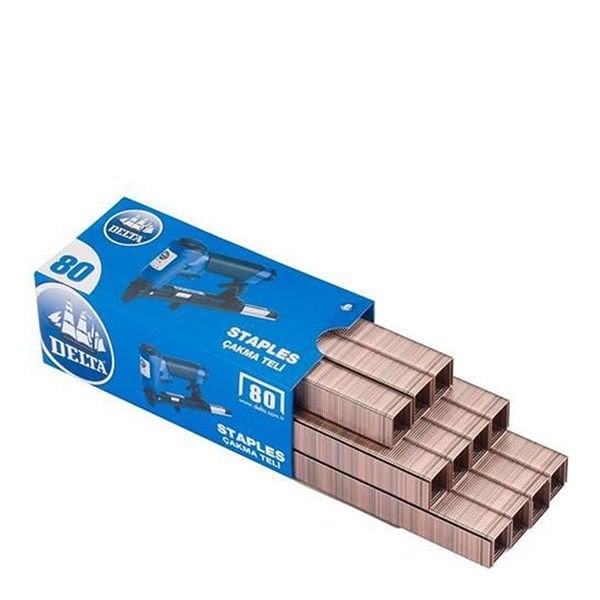 Delta 211 80/4 Döşeme Çakma Zımba Teli 5000li