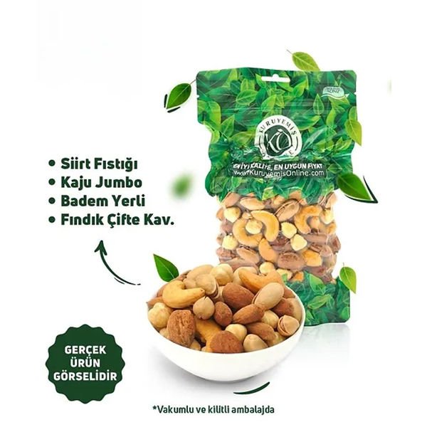Kuruyemiş Online Kavrulmuş Karışık Kuruyemiş 250gr