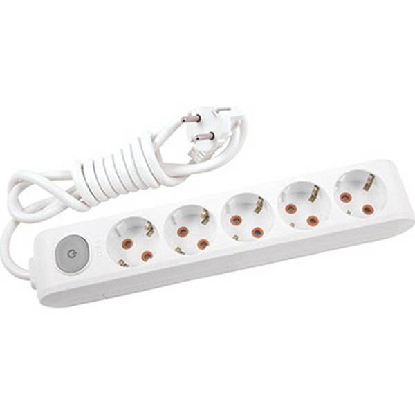 Viko 5 li 5 mt Multi-Let Topraklı Anahtarlı Kablolu Priz