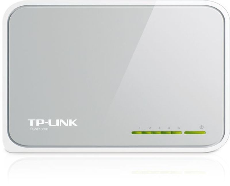 Tp-Link TL-SF1005D 5 port 10-100 Mbps Switch Plastik Kasa