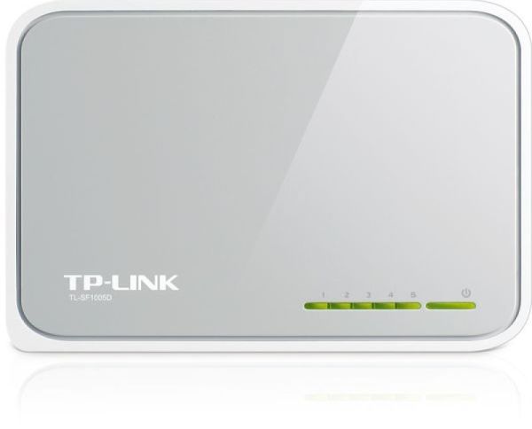 Tp-Link TL-SF1005D 5 port 10-100 Mbps Switch Plastik Kasa
