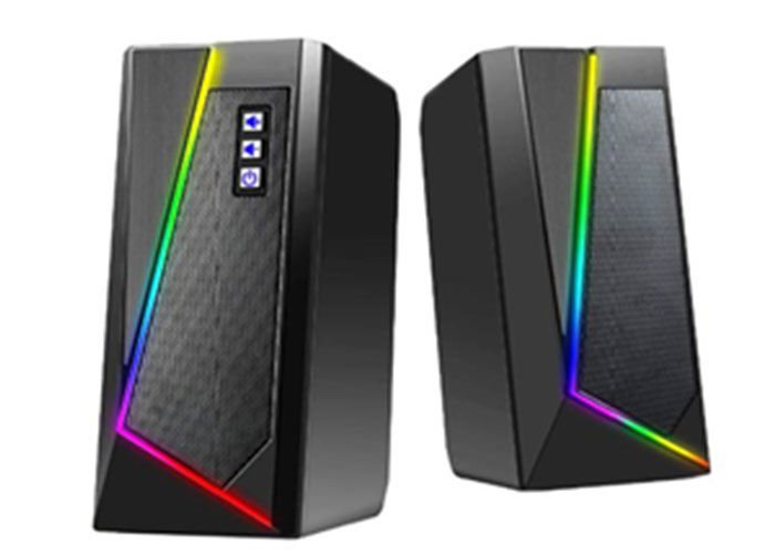 Rampage RMS-X8 MAJESTY Bluetooth & FM'Li RGB Işıklı Multimedia Gaming Oyuncu 2.0 Speaker
