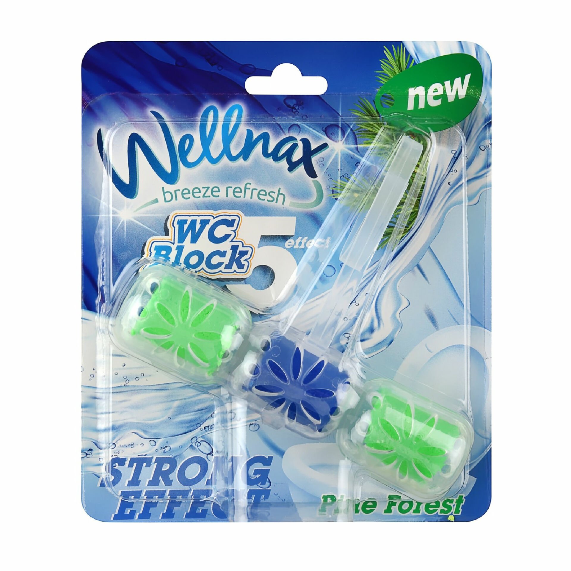 Wellnax 2x57 gr Çam Ormanı Kokulu Wc Blok