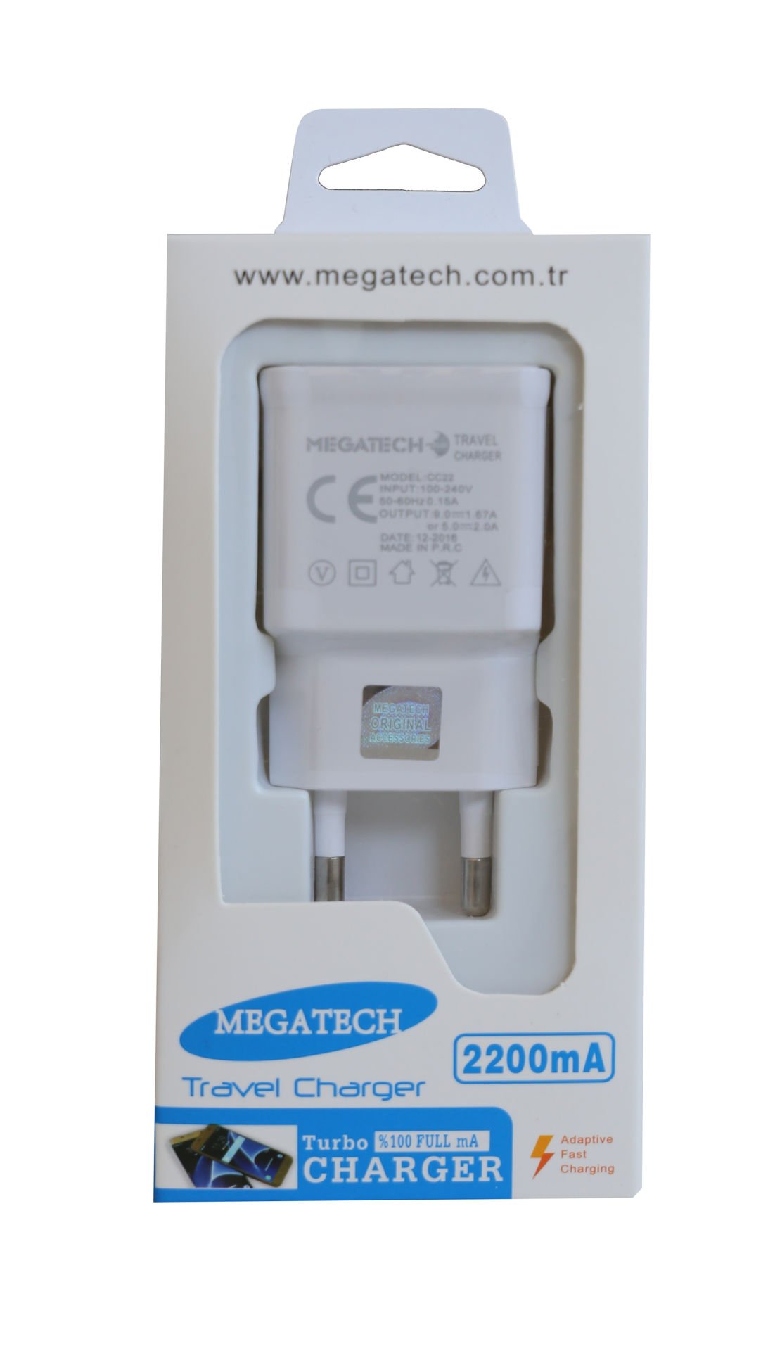 Megatech 2200ma Ev Şarj Kafa Adaptör