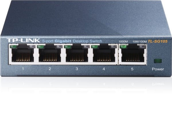 Tp-Link TL-SG105 5 Port 10-100-1000 Mbps Switch Çelik Kasa